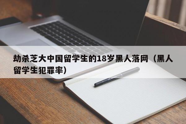 劫杀芝大中国留学生的18岁黑人落网（黑人留学生犯罪率）