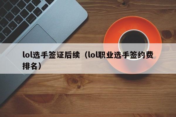 lol选手签证后续（lol职业选手签约费排名）