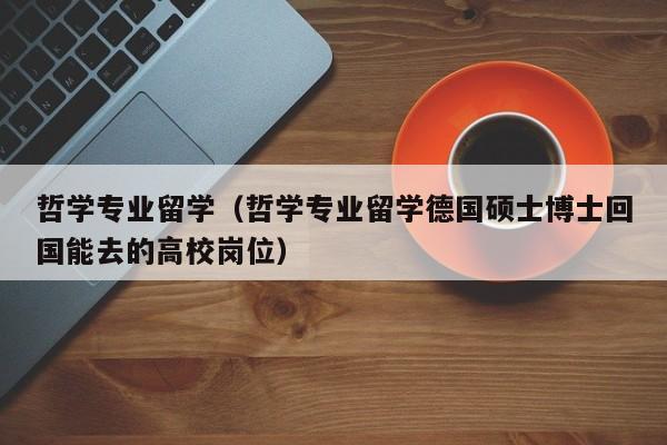 哲学专业留学（哲学专业留学德国硕士博士回国能去的高校岗位）