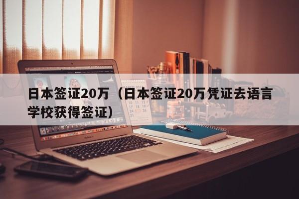 日本签证20万（日本签证20万凭证去语言学校获得签证）
