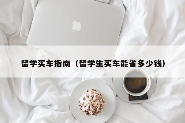 留学买车指南（留学生买车能省多少钱）
